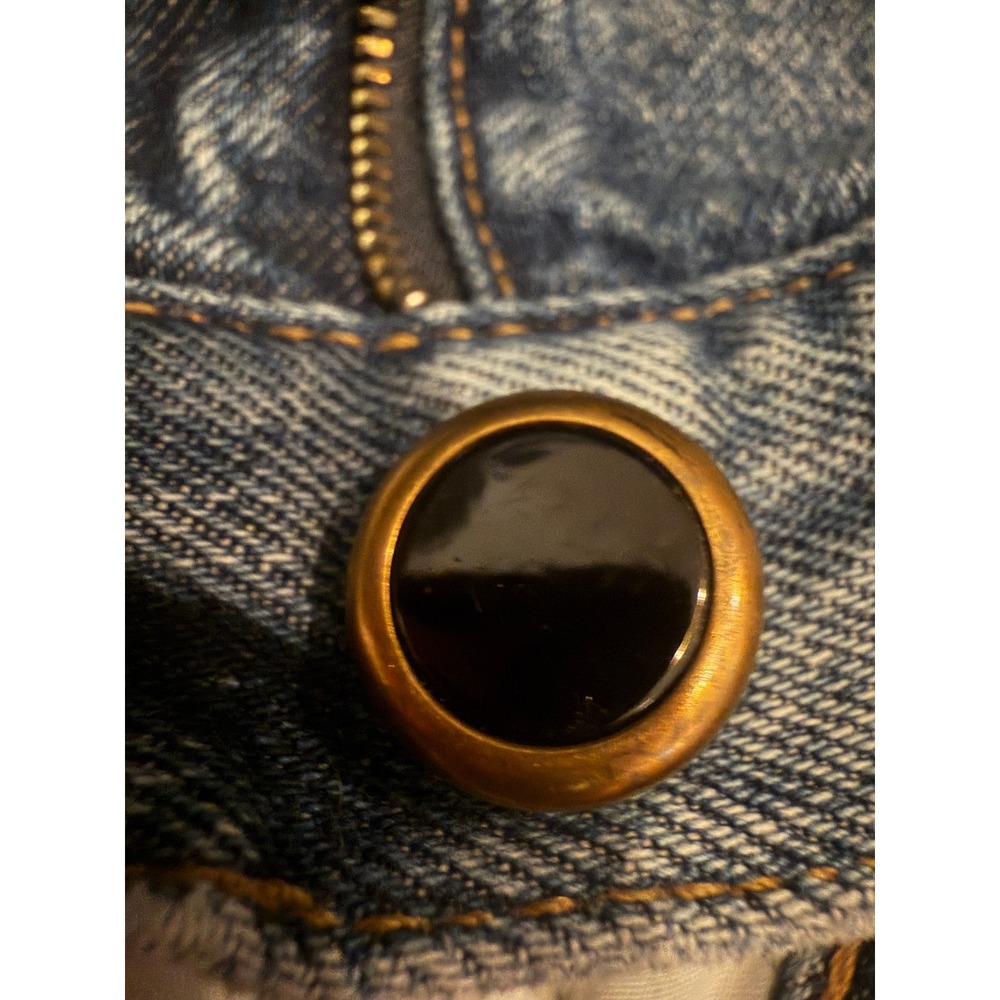 KHAITE Kyle Jeans 26‎ USA Made Distressed Knee Straight Leg 100% Cotton - Picture 9 of 10